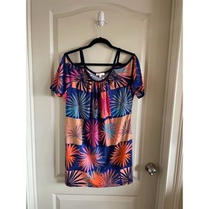 Trina Turk - multi-colored shift dress